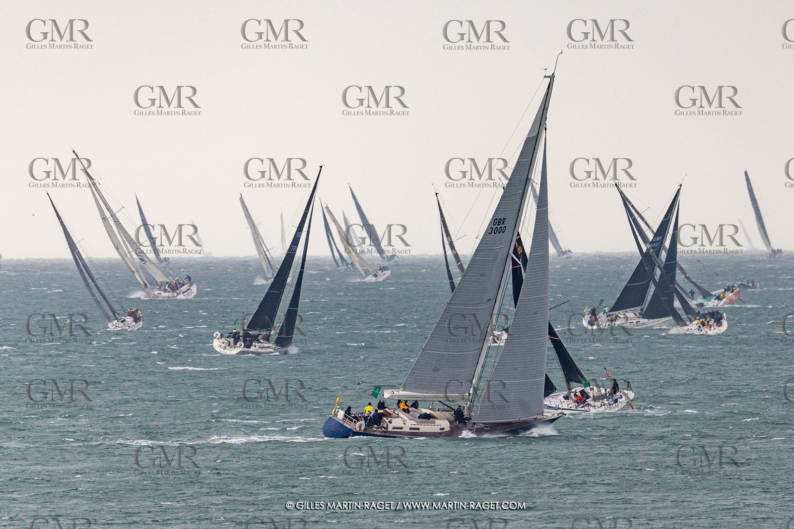 26 07 2025, Cowes (UK, IOW), Admiral's Cup 2025, Rolex Fastnet Race start,