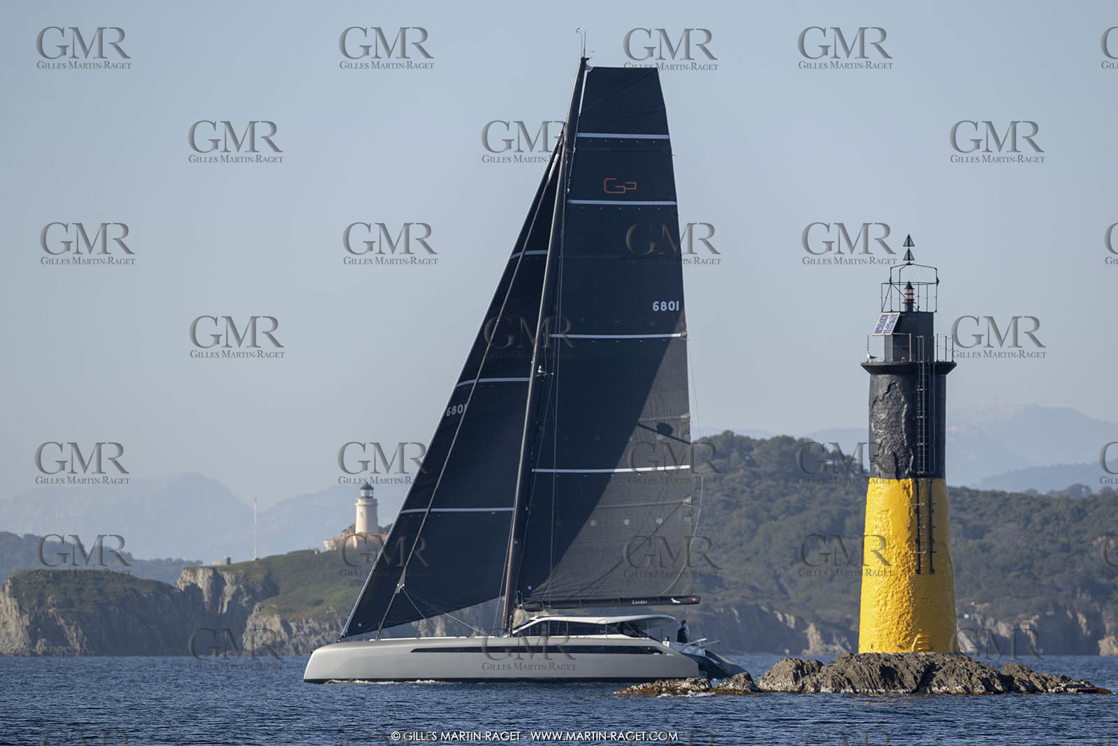 16 02 2019, Porquerolles (FRA,83), Gunboat 68 sail testing  3