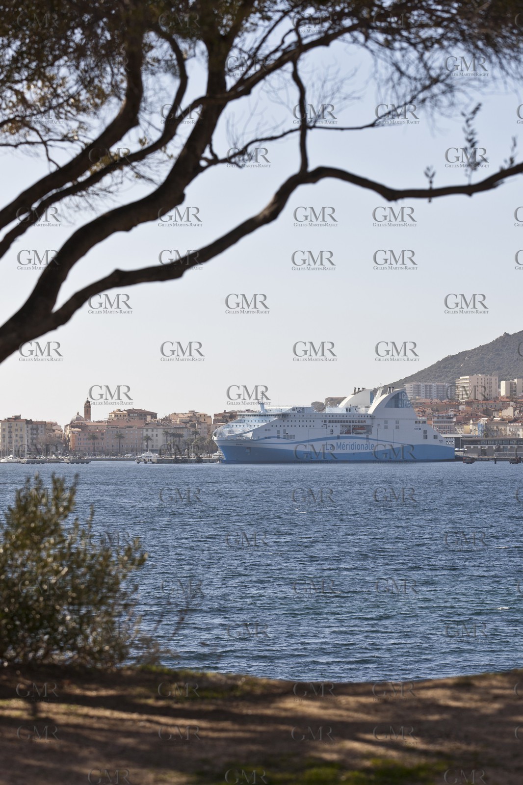 16 02 2012 - Ajaccio (FRA, Corse) -  La Méridionale shipping company- Piana at Ajaccio
