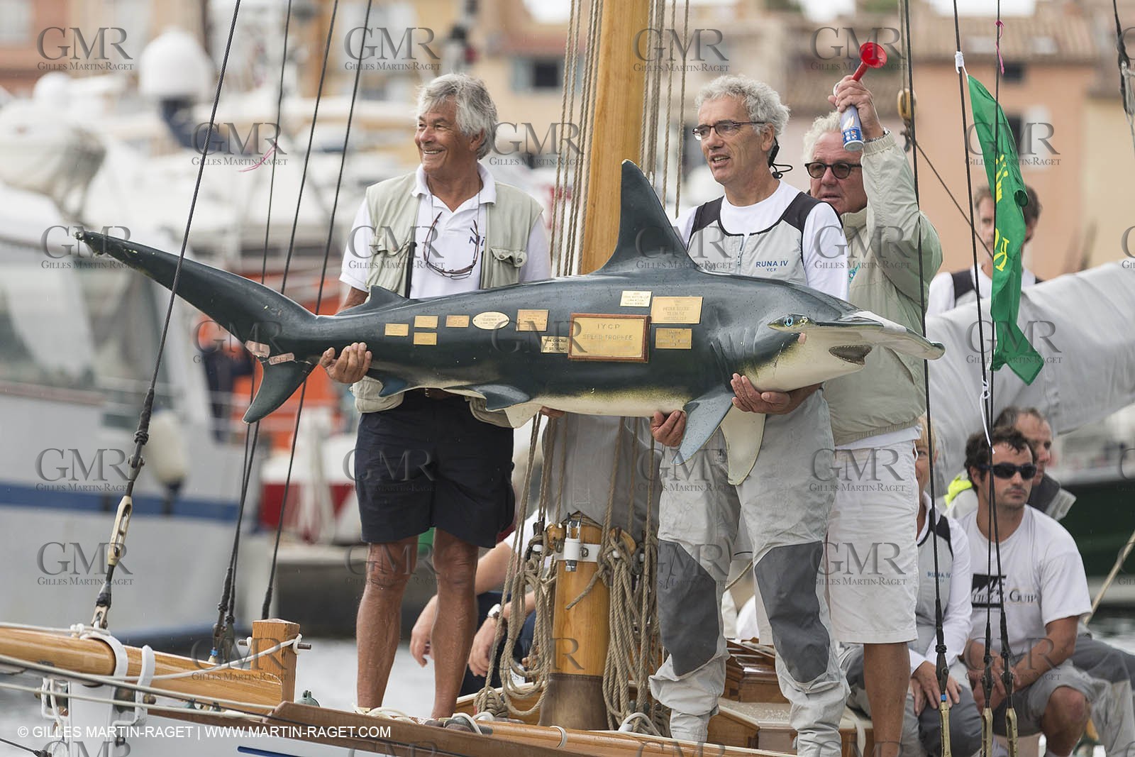 30 09 2014, Saint-Tropez (FRA,83), Voiles de Saint-Tropez 2014, Day 2, hommage à Yves Carcelle, propriétaire de Runa VI