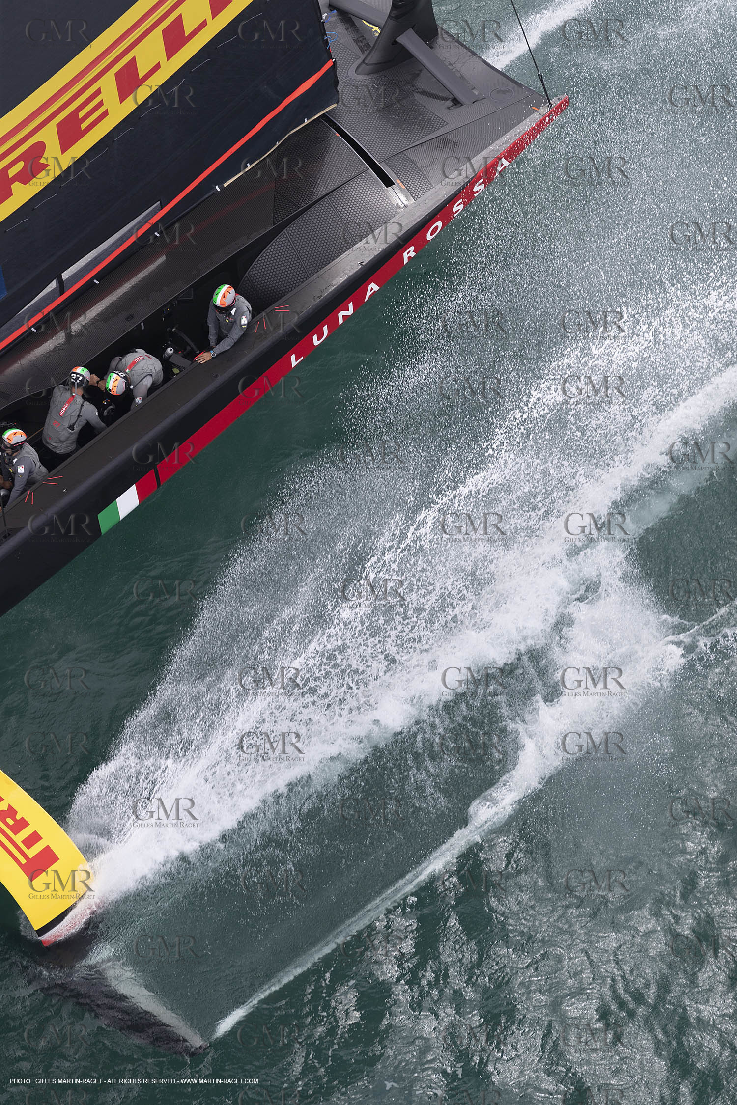 10 12 2020 - Auckland (NZL) - 36th America's Cup - Practice Sessions - Day 2 -Luna Rossa Prada Pirelli Team