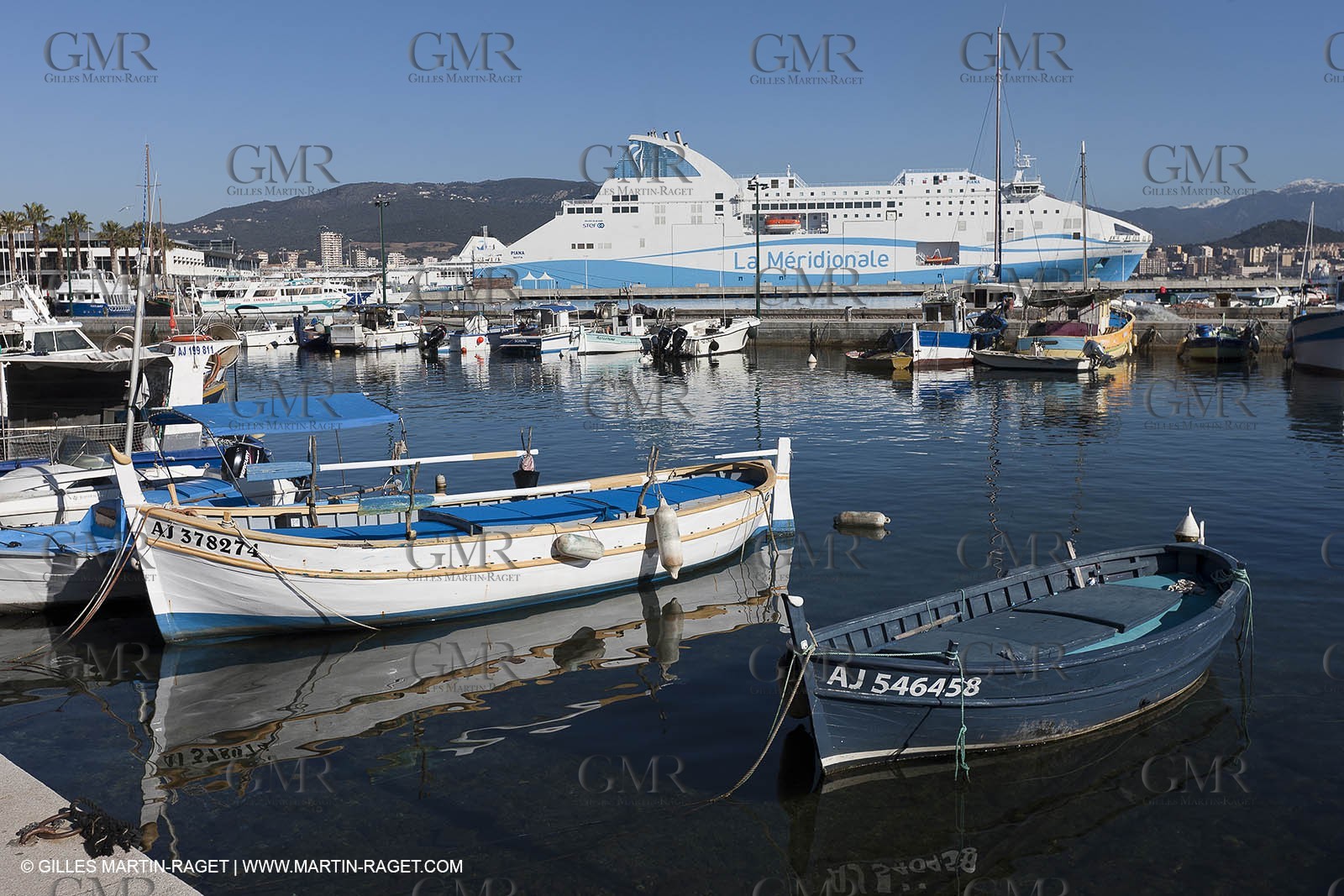 16 02 2012 - Ajaccio (FRA, Corse) -  La Méridionale shipping company- Piana at Ajaccio