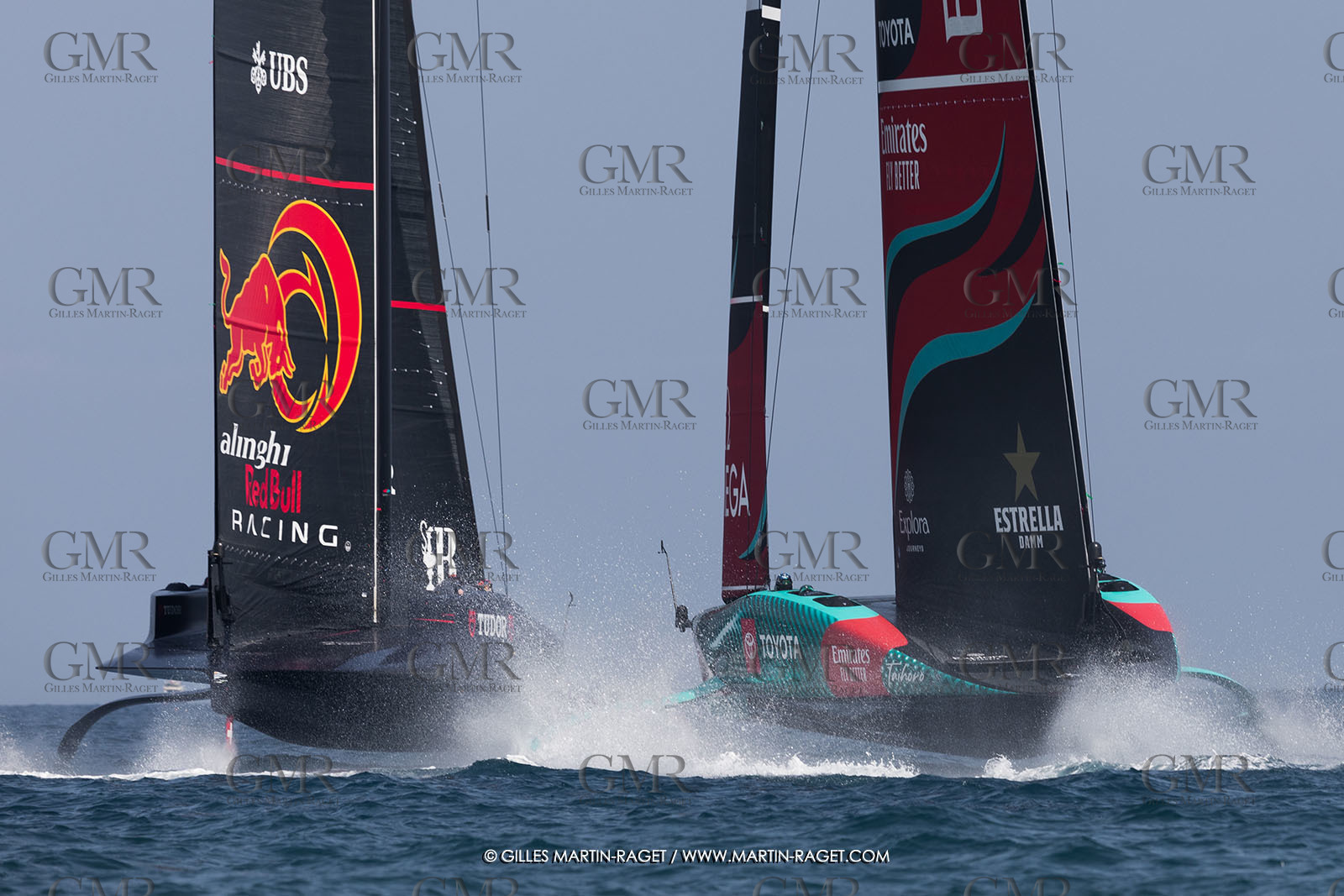 24 08 2024, Barcelona (ESP), Louis Vuitton 37th America's Cup, Louis Vuitton Prelilinary Regatta, Race Day 3