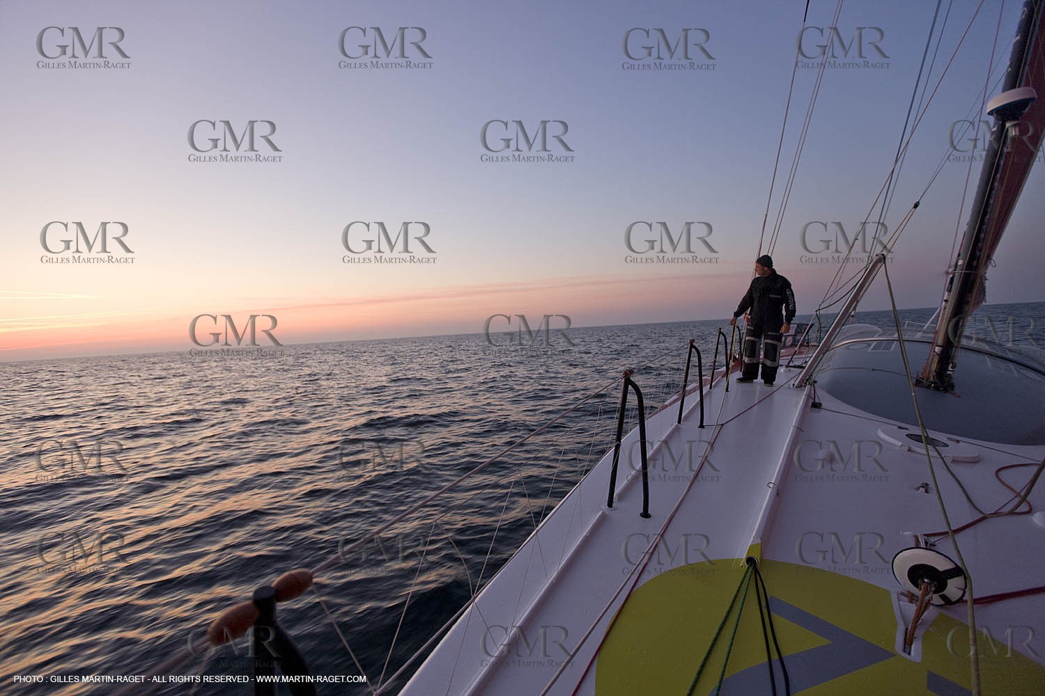 27 09 2008 - Lorient (FRA, 56) - Onboard Generali with Yann Eliès - Vendée Globe 2008 Training