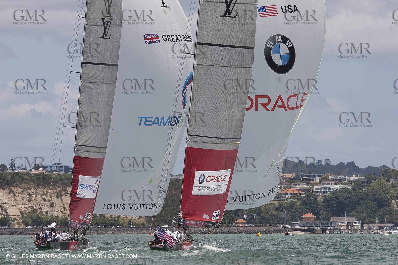 06 02 2009 - Auckland (NZL) -  Louis Vuitton Pacific Series -  Racing Day 6 - Round Robin 2