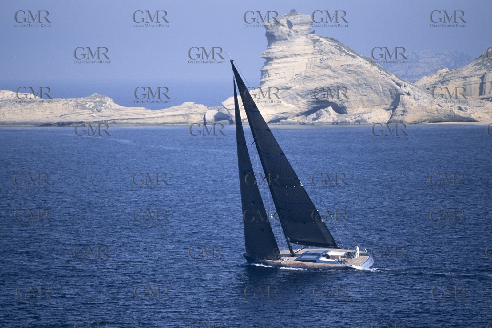France, Corsica, Bonifacio Straight