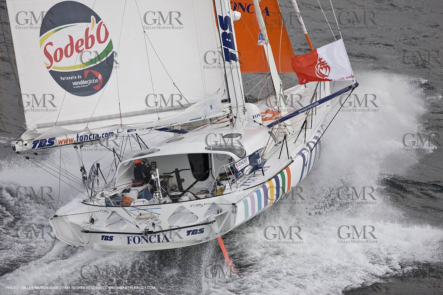 02 10 2008 - Lorient (FRA,56) - Vendée Globe 2008 - Foncia - Michel Desjoyeaux