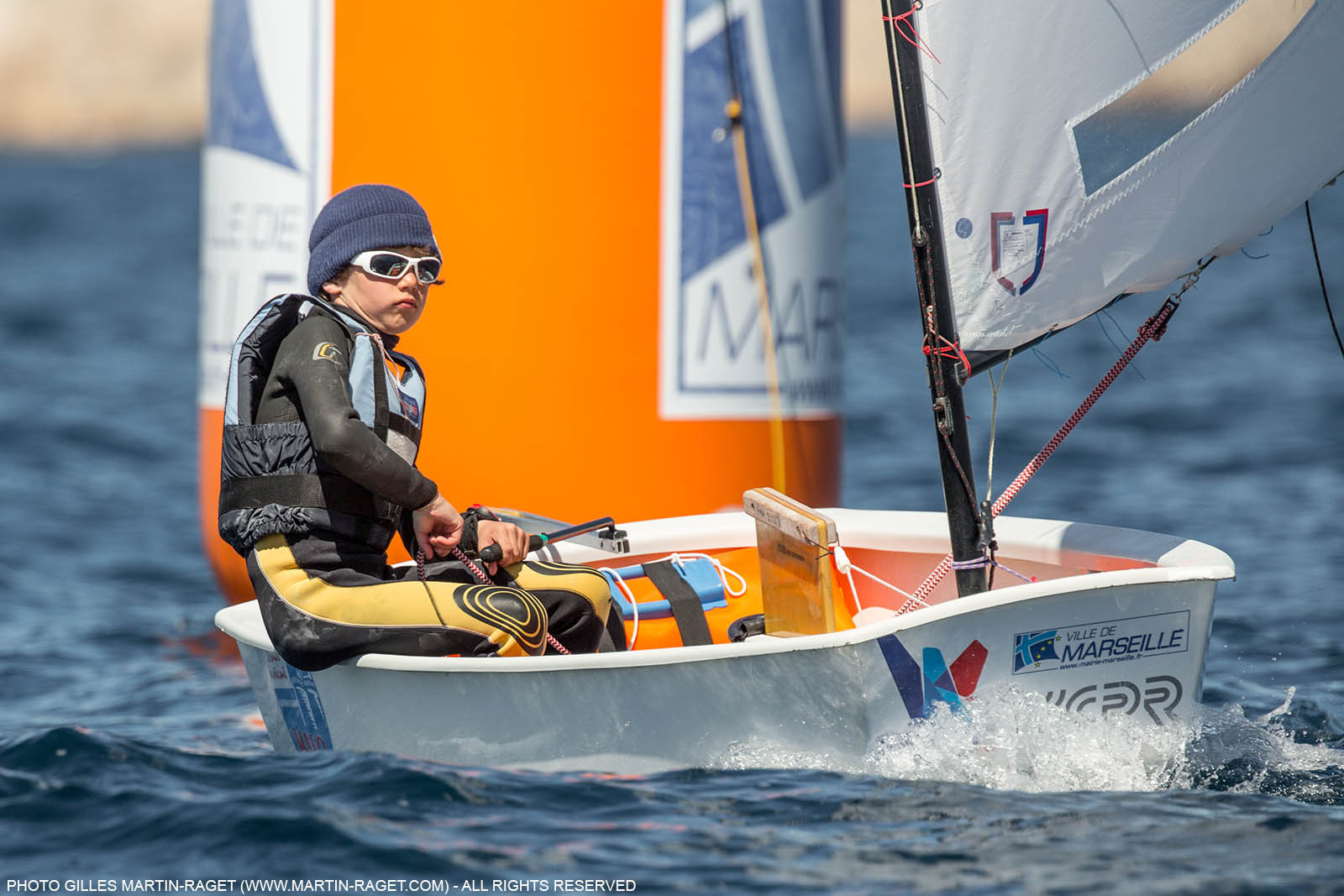 14 04 2016, Marseille (FRA,13), SNIM Dériveurs, Coupe Internationale de Printemps Optimist, Day 4