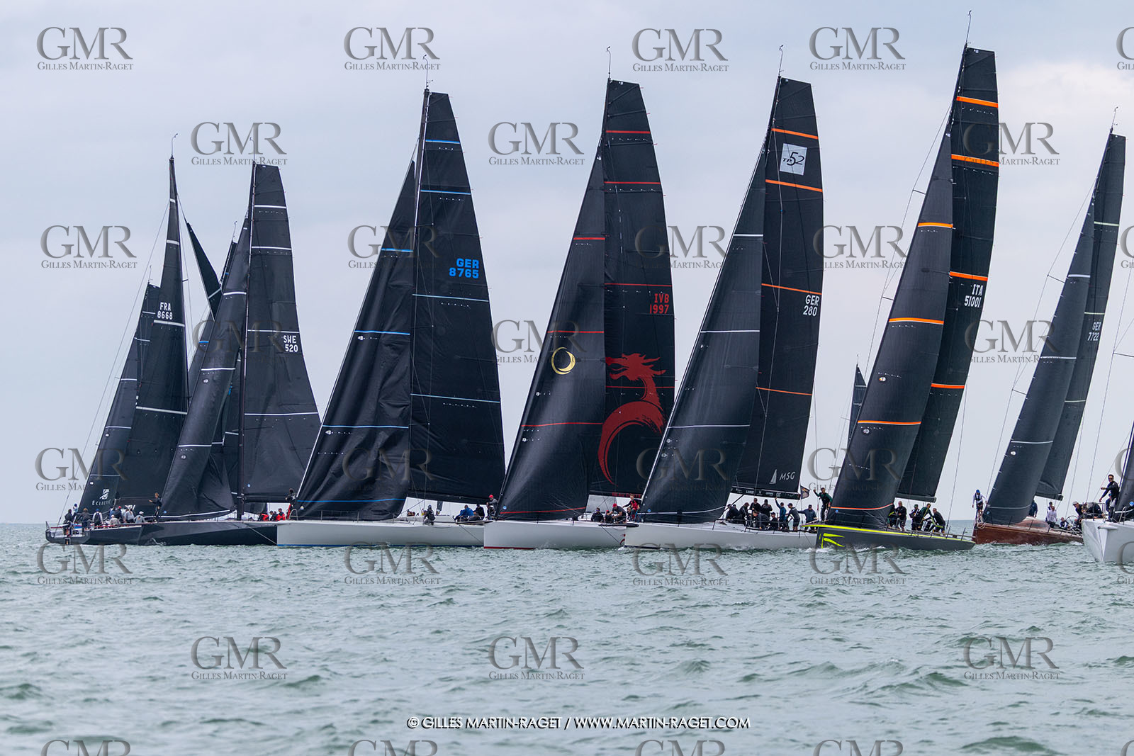 24 07 2025, Cowes (UK, IOW), Admiral's Cup 2025, Inshore 3 et 4