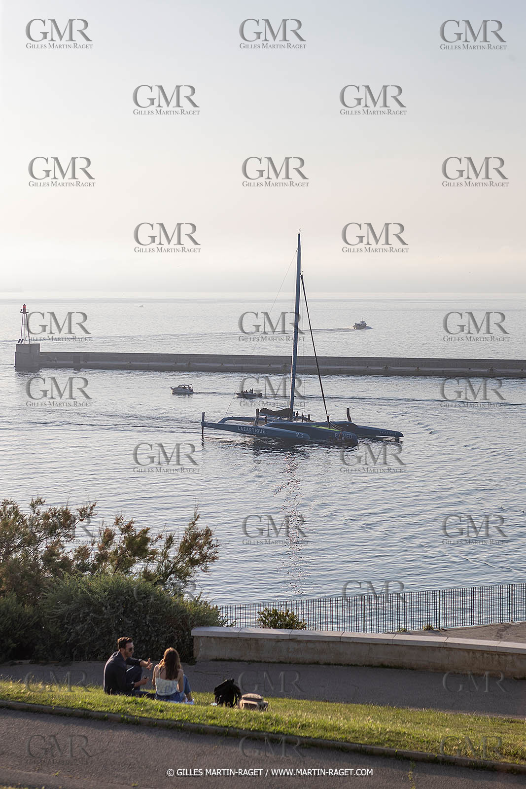 17 05 2022, Marseille (FRA), Arrivée du trimaran Ultim SVR LAZARTIGUE à Marseille