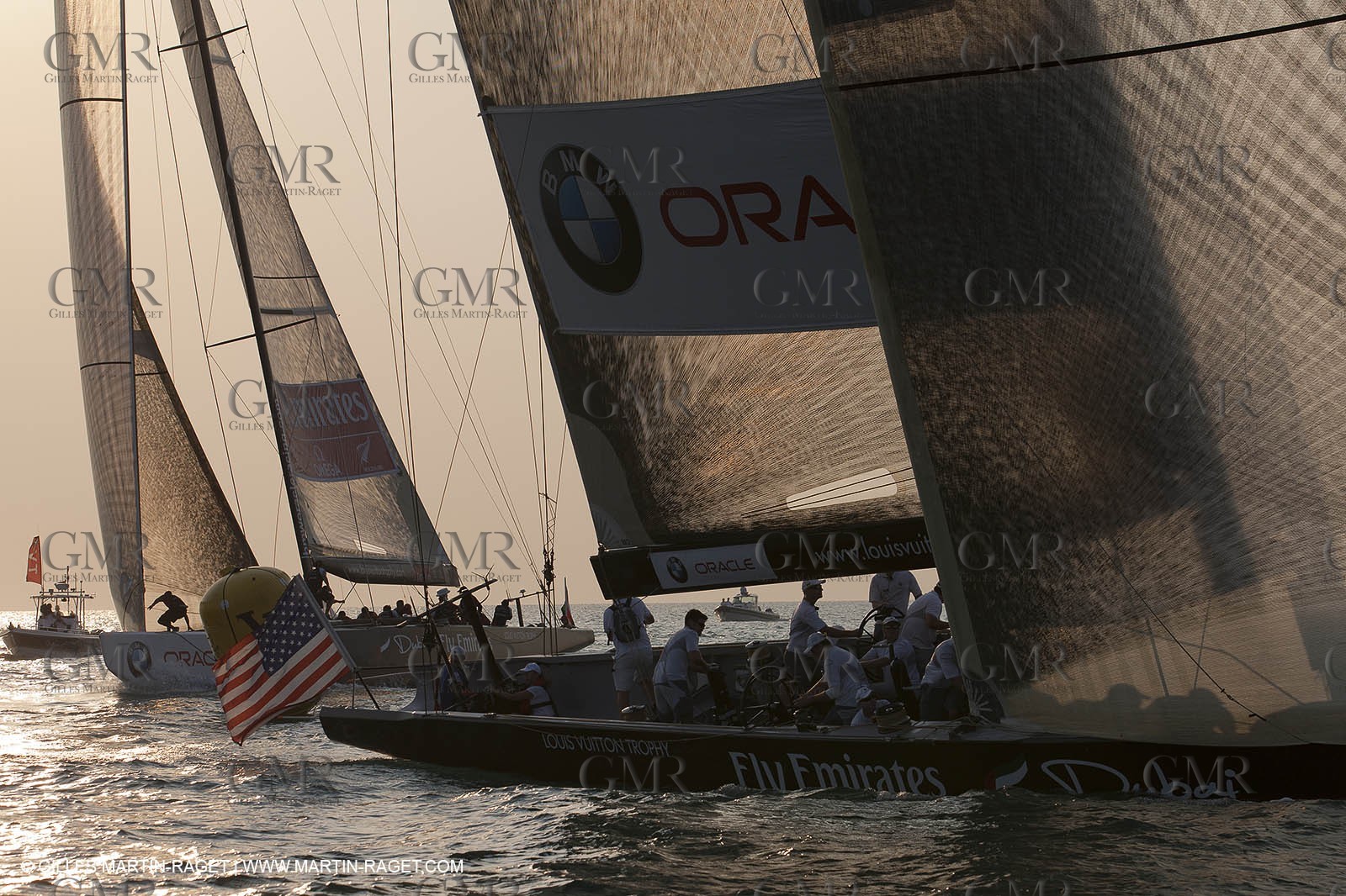 22 11 2010 - Dubai (UAE) - Dubai Louis Vuitton Trophy -  Round 2 - BMW ORACLE Racing Vs Emirates Team New Zealand