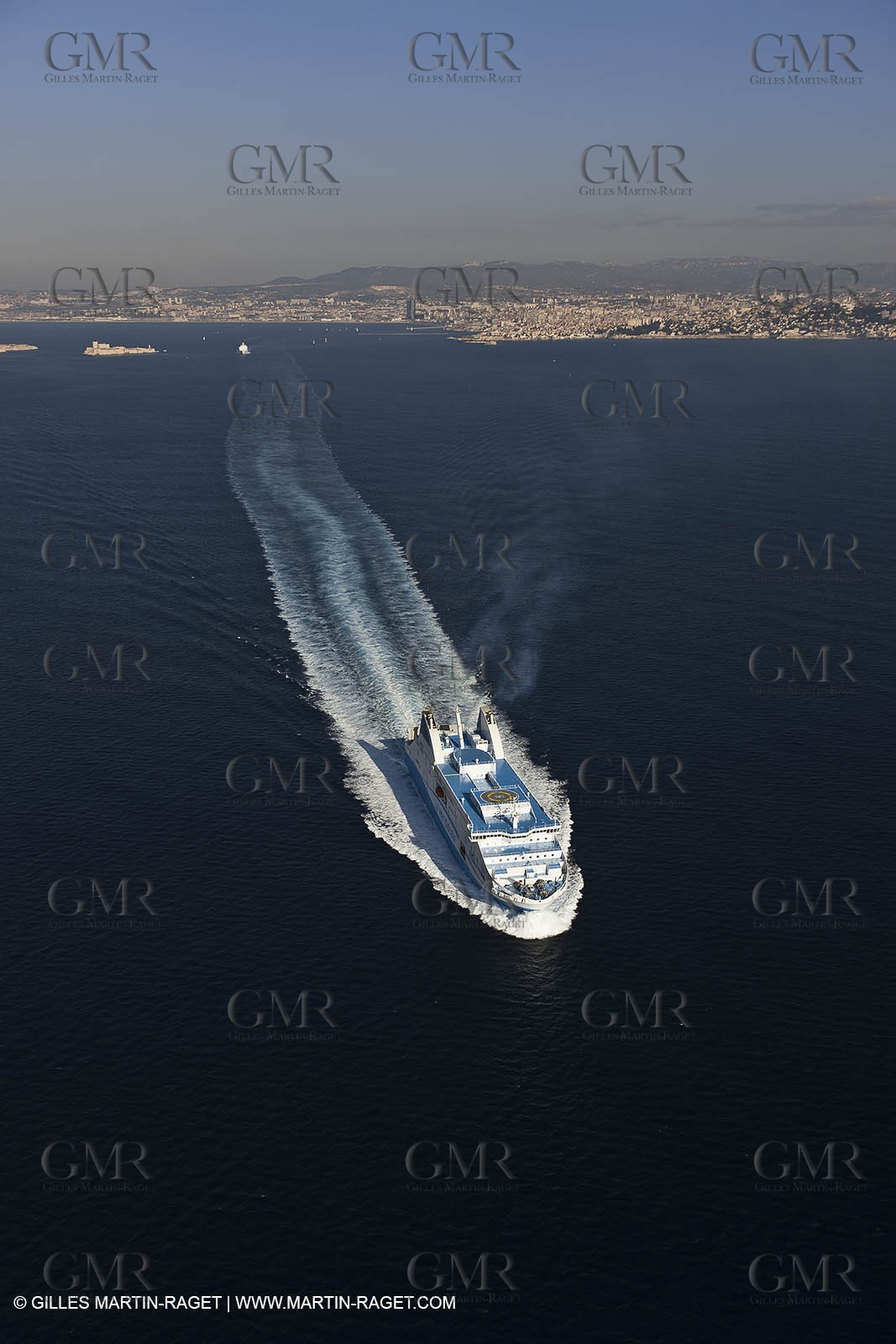 14 01 2012 - Marseille (FRA,13) - La Meridionale shipping company - the Piana off Marseille and the Calanques