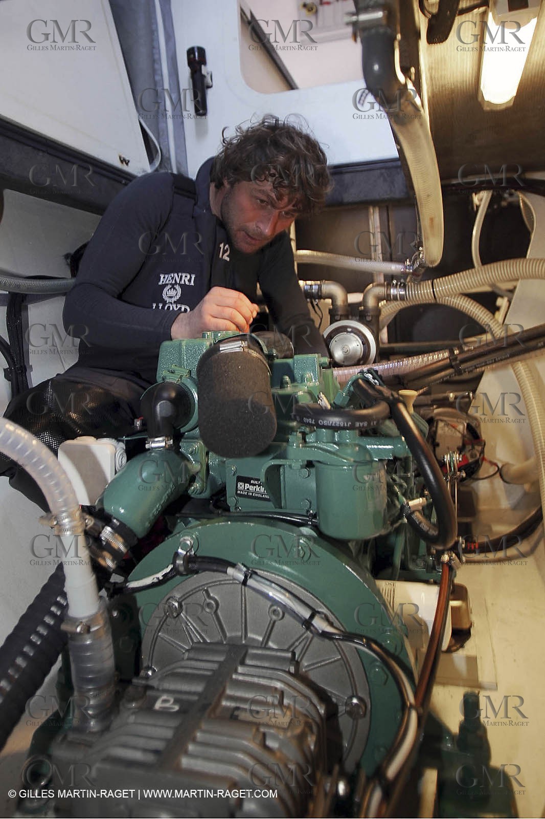 Orange II  - 2005 Jules Verne Trophy - Training in Bay of Biscay -Bernard Stamm-