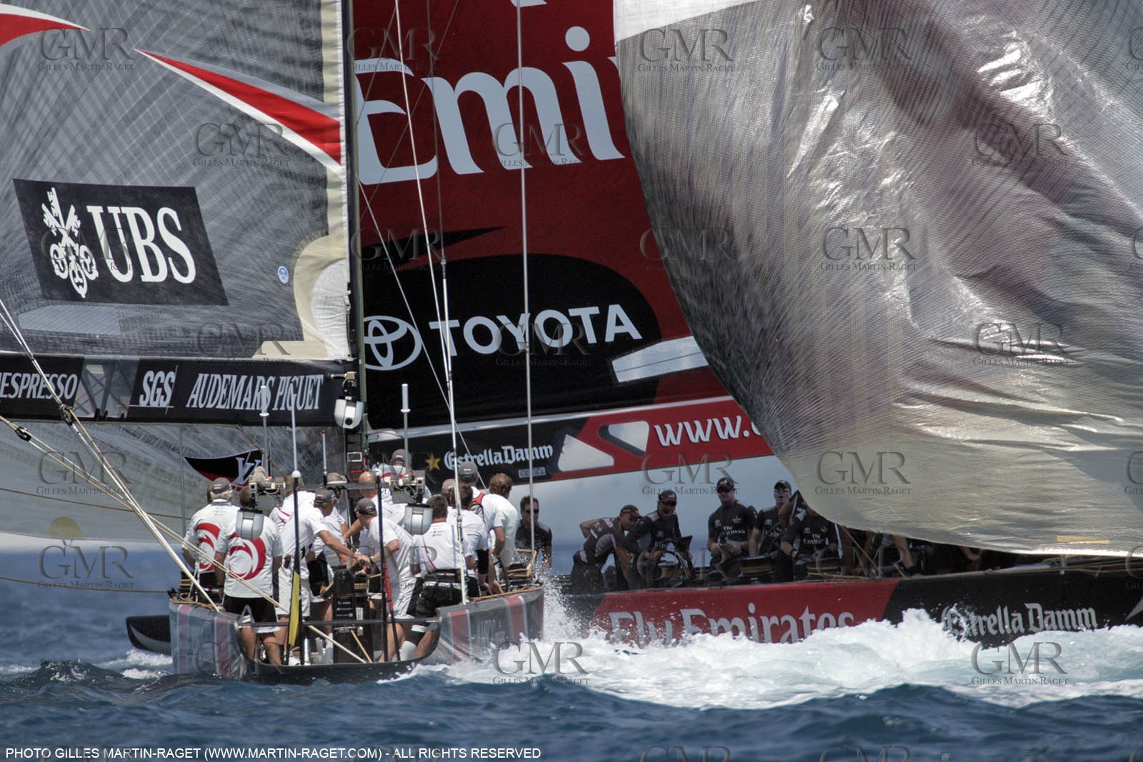 30 06 2007-Valencia (Spain)- 32nd America's Cup - Final Match - Day 6 - Alinghi vs Emirates Team New Zealand -