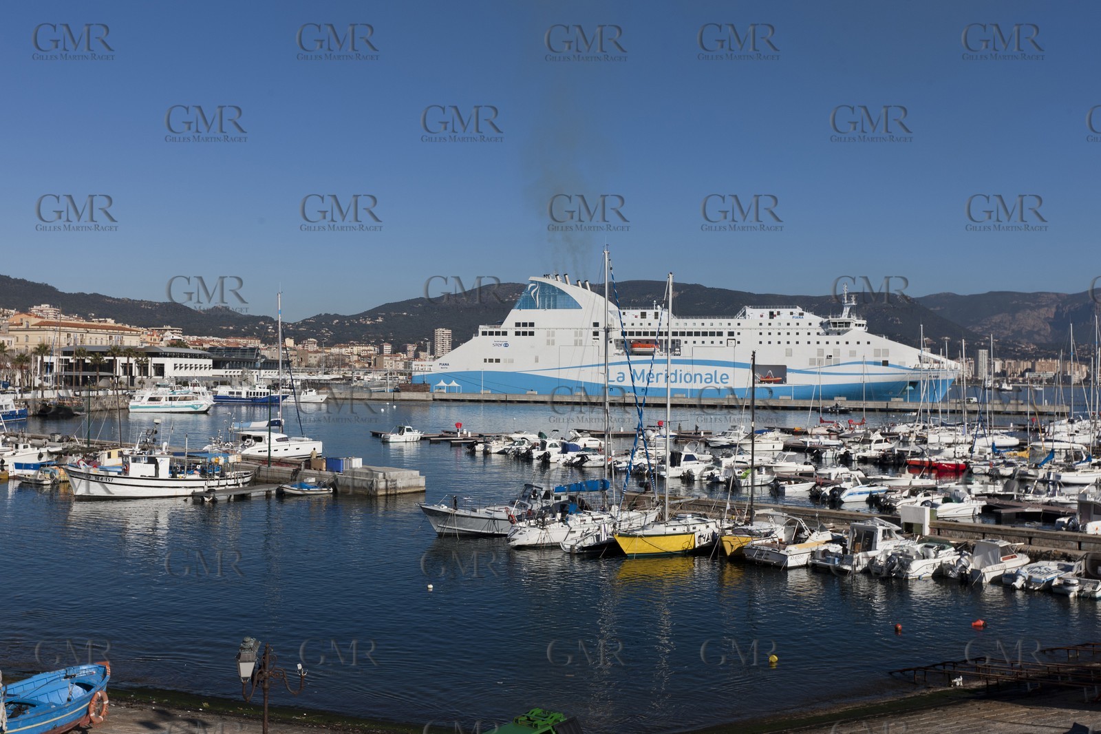 16 02 2012 - Ajaccio (FRA, Corse) -  La Méridionale shipping company- Piana at Ajaccio