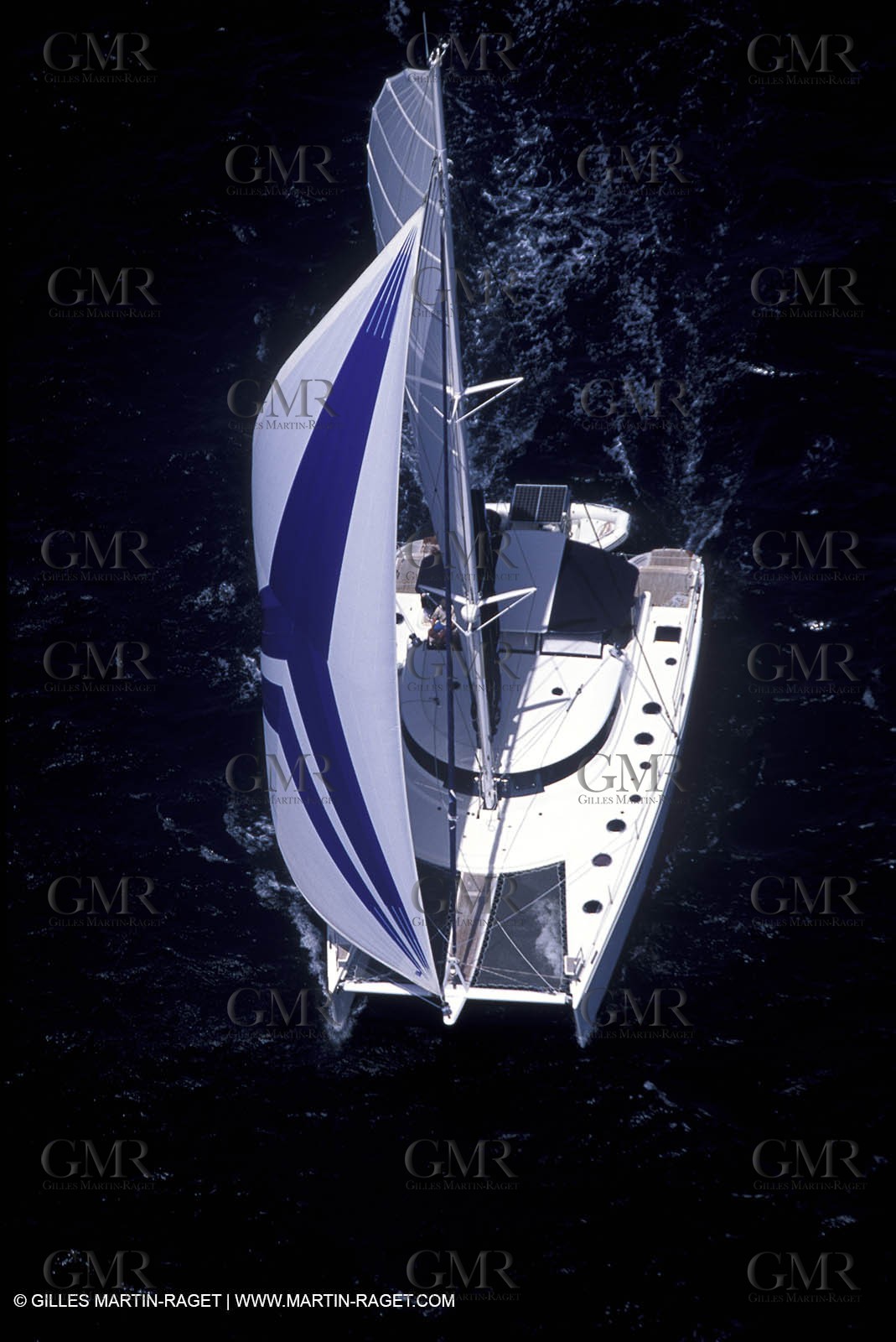 Cruising multihull sailing