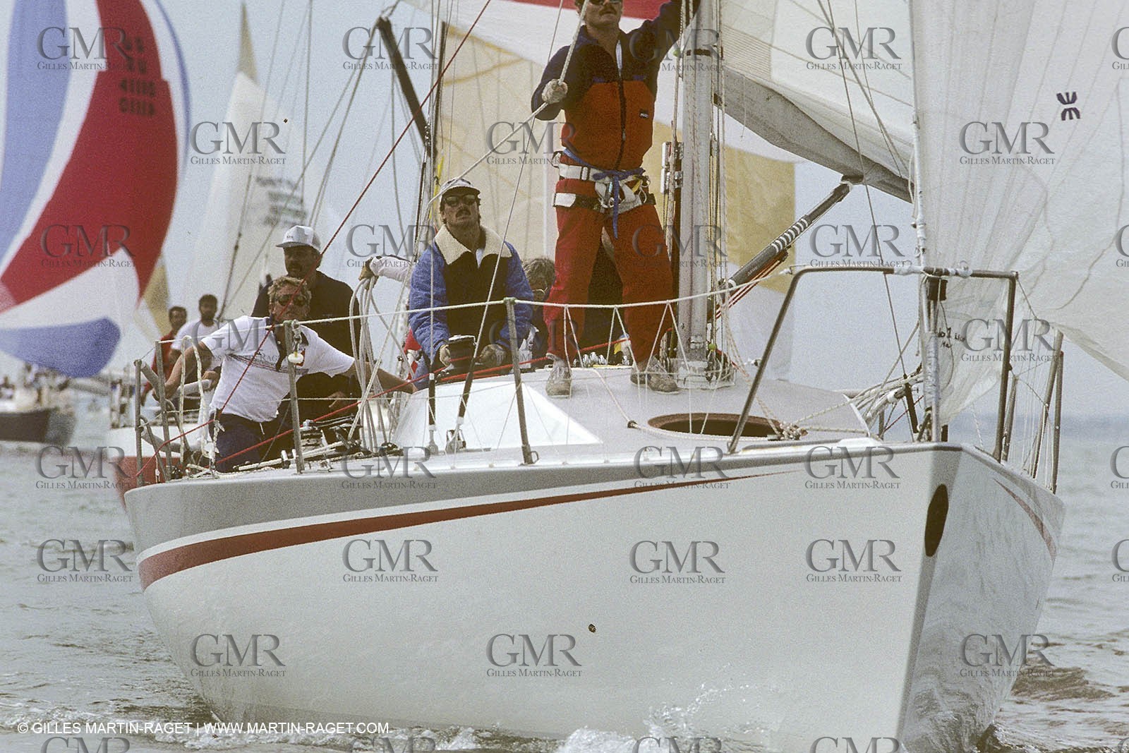 Aout 1987 - Cowes (UK, IOW) - Champagne Mumm Admiral's Cup - New Zealand Team