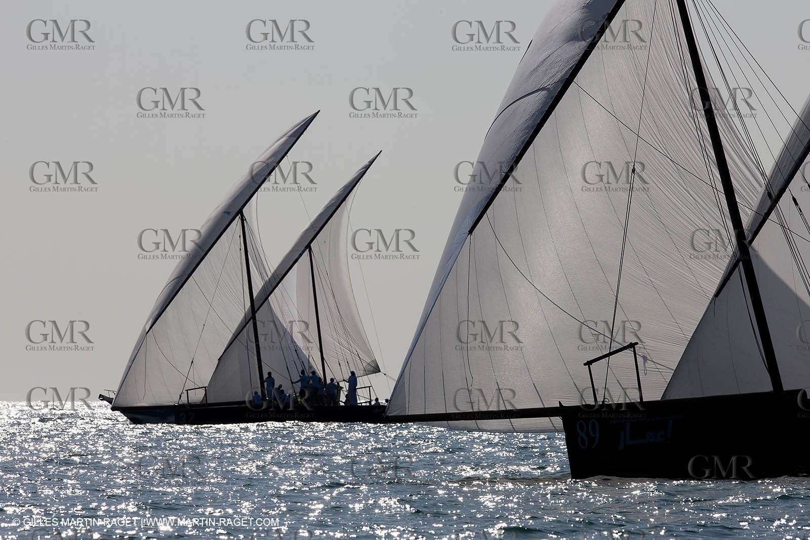 20 11 2010 - Dubai (UAE) - Dubai Louis Vuitton Trophy - Traditionnal dhow races for competing teams