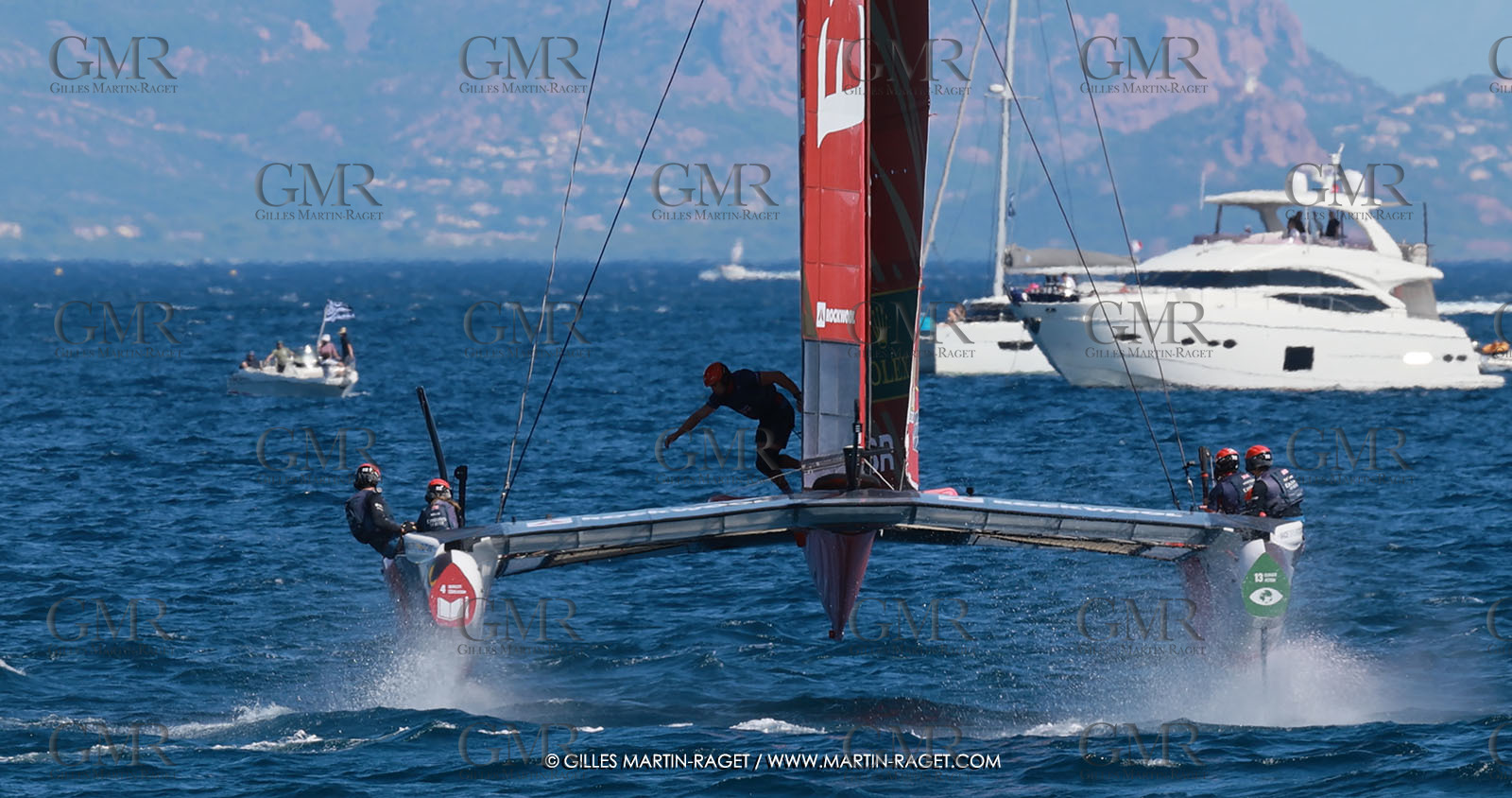 10 09 2025, Saint-Tropez,(FRA), Rockwool SailGP France Saint-Tropez, Race Day 1