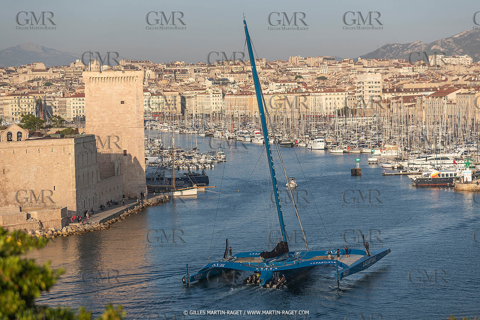 17 05 2022, Marseille (FRA), Arrivée du trimaran Ultim SVR LAZARTIGUE à Marseille