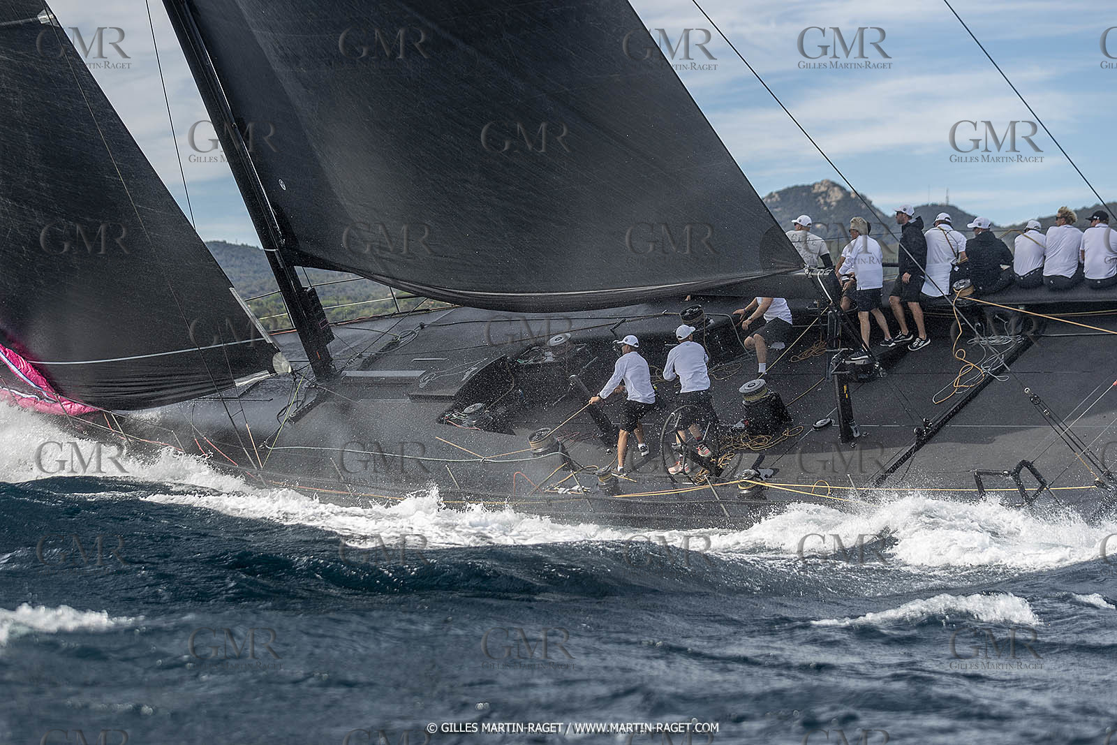 02 10 2022, Saint-Tropez (FRA,83), Voiles de Saint-Tropez 2022,  entraînement des maxis