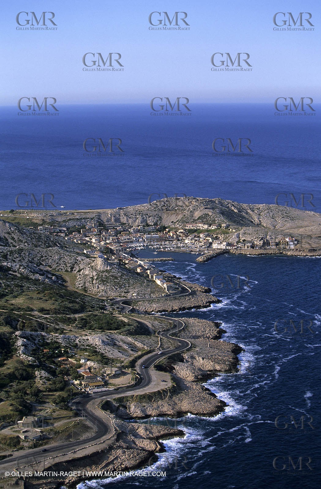 Marseille and Cassis calanques, Goudes village