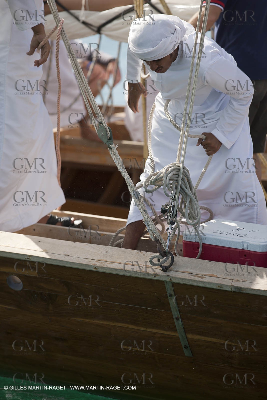 20 11 2010 - Dubai (UAE) - Dubai Louis Vuitton Trophy - Traditionnal dhow races for competing teams