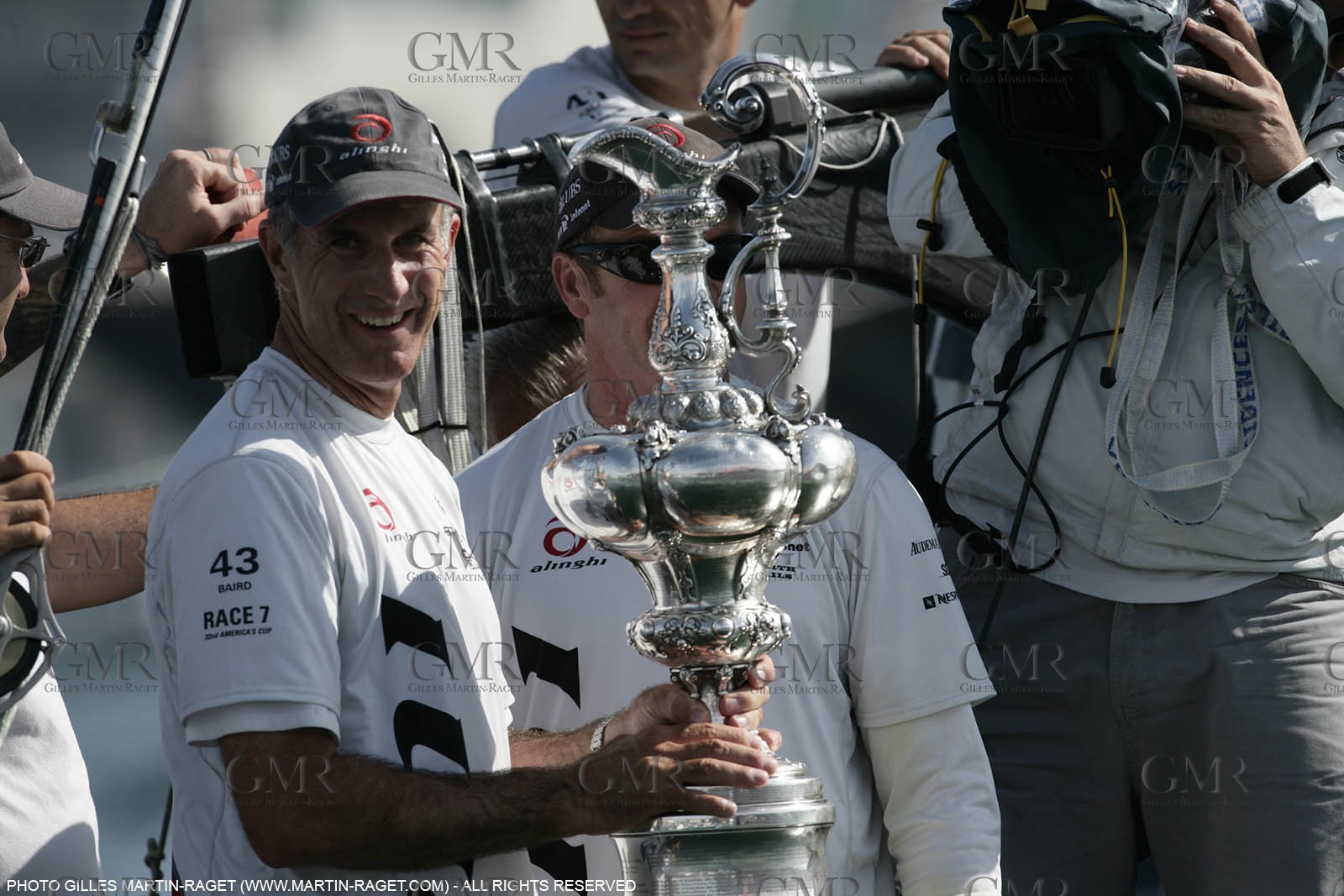 03 07 2007-Valencia (Spain)- 32nd America's Cup - Final Match - Day 8 - Alinghi vs Emirates Team New Zealand