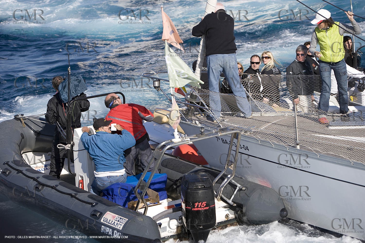 09 11 2007 - Barcelona (Spain) -  Barcelona World Race 2007 - Delta Dore (Jeremie Beyou   Sidney Gavignet)