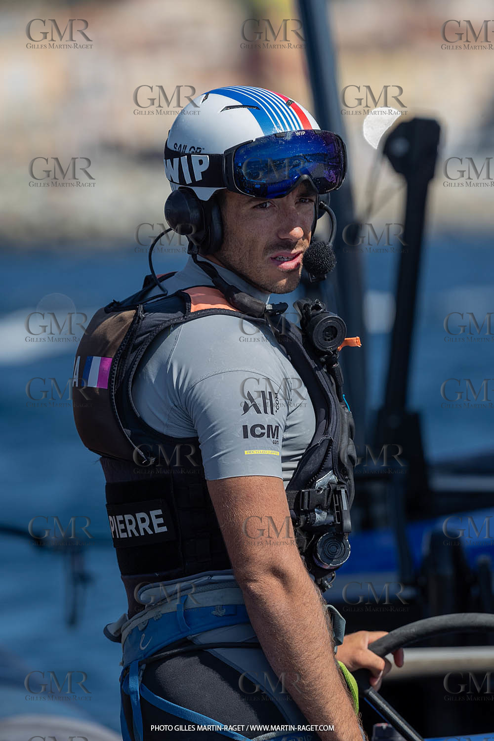08 09 2023, Saint-Tropez (FRA,83), France SailGP 2023, Official trainings, Quentin Delapierre
