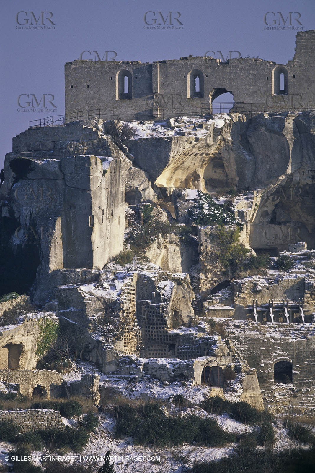 Provence under snow - Baux ed Provence