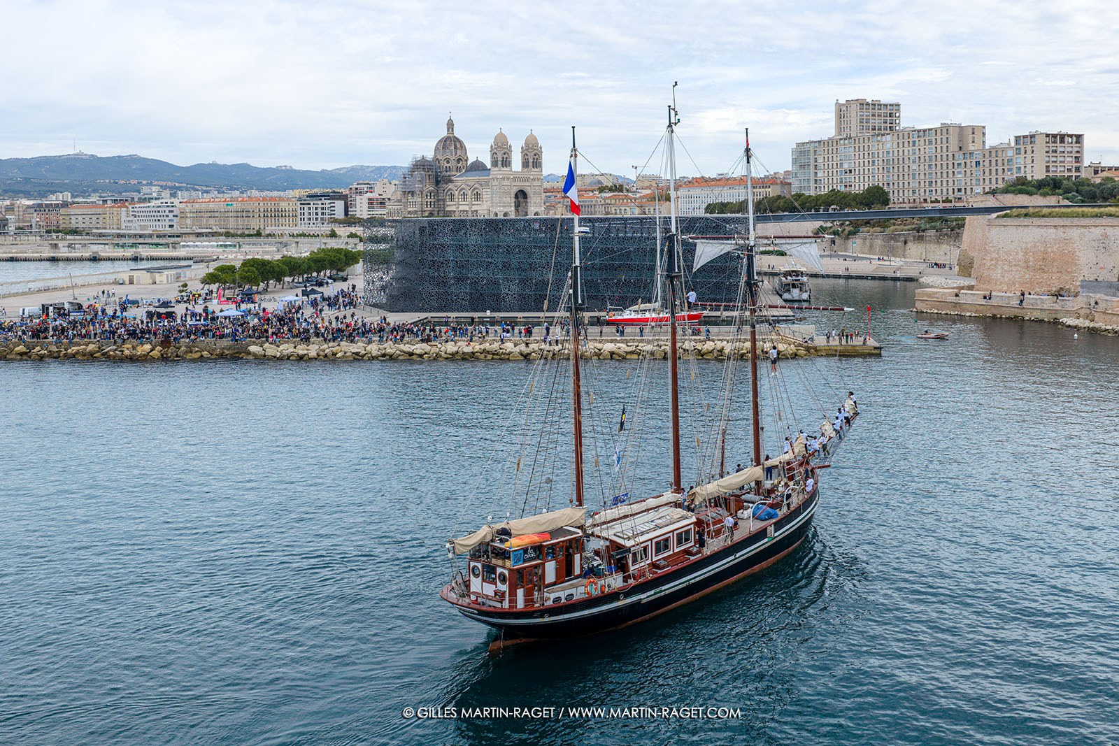 25 10 2025, Marseille (FRA), MED25 - Armada pour la Paix - Arrivée du Bel Espoir à Marseille