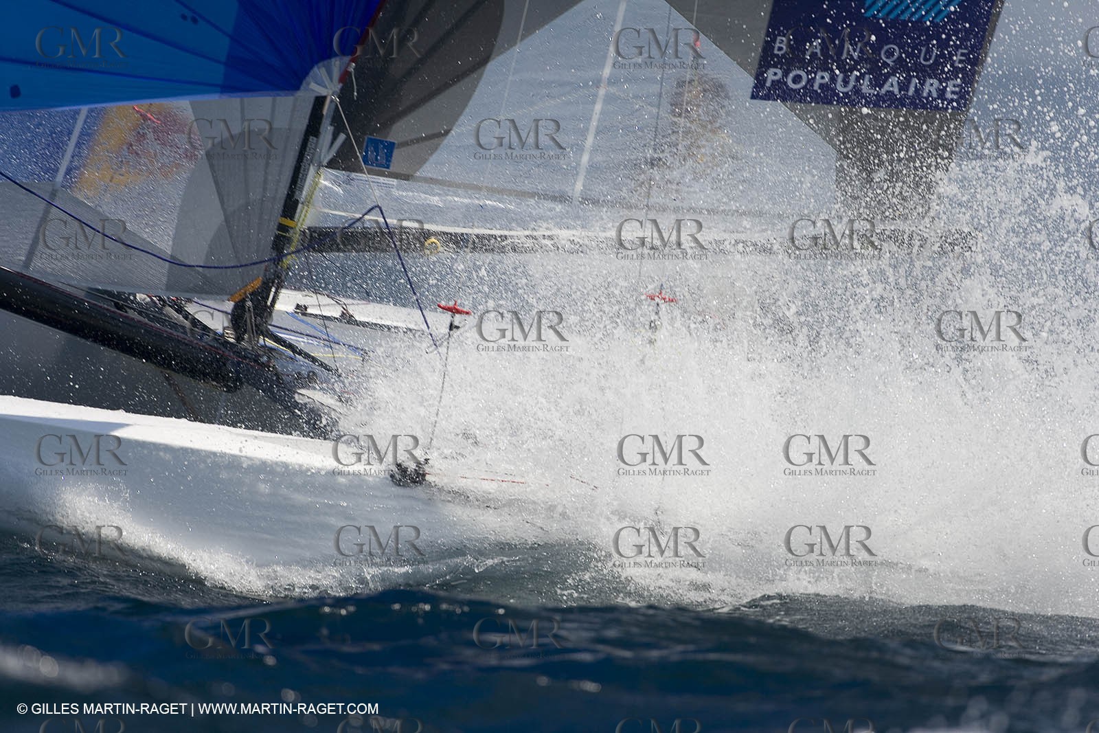 27 04 2007 - Semaine Olympique Française 2007 - Hyères - Jour 6 - Medal Race - Team France - Tornado - Guichard-Guyader