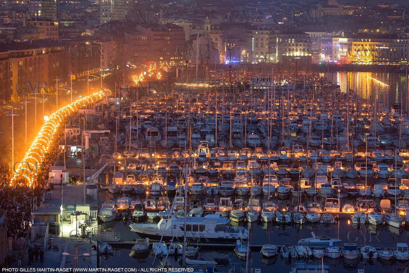 03 05 2013 - Marseille (FRA,13) - Marseille Provence 2013, Historical port Illumination by Company Carabosse