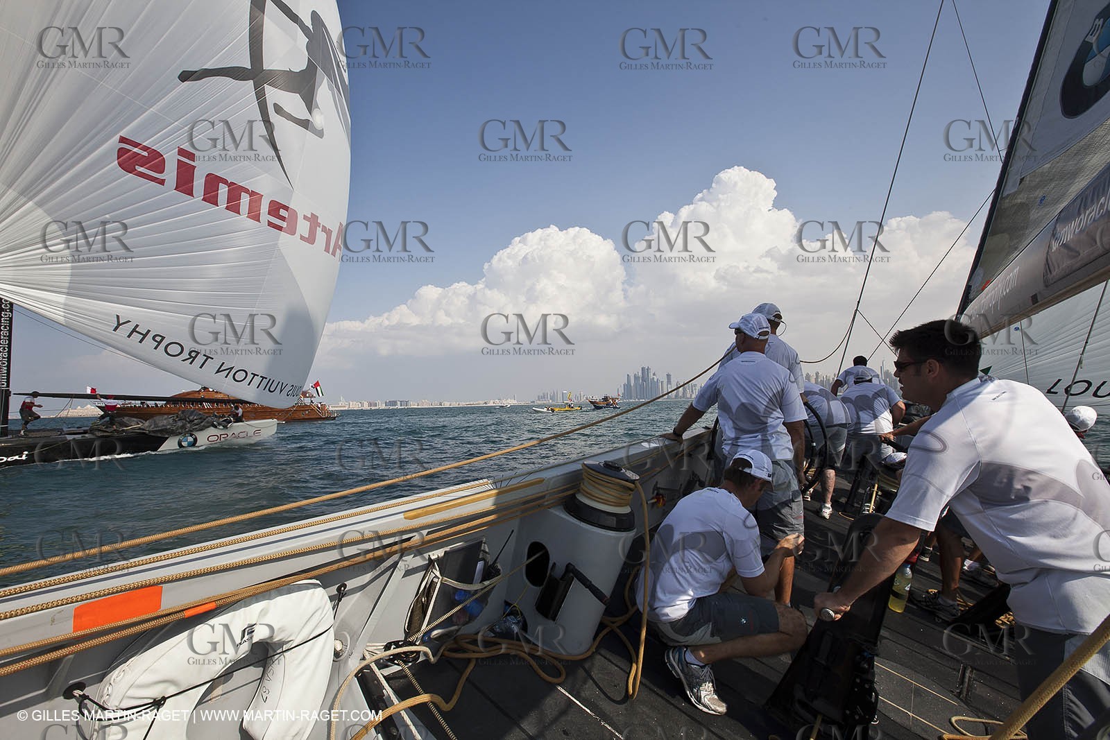 15 11 2010 - Dubai (UAE) - Dubai Louis Vuitton Trophy -  BMW ORACLE Racing Vs Artemis
