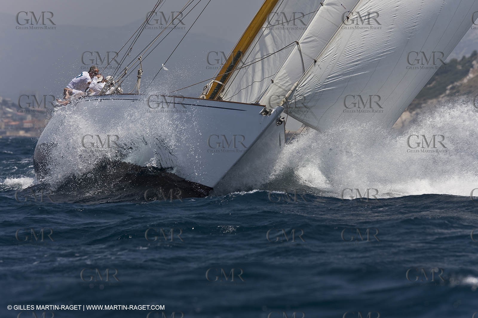 Sailing, Classic yachts, Voiles Vieux Port 2009, Marseille (FRA)