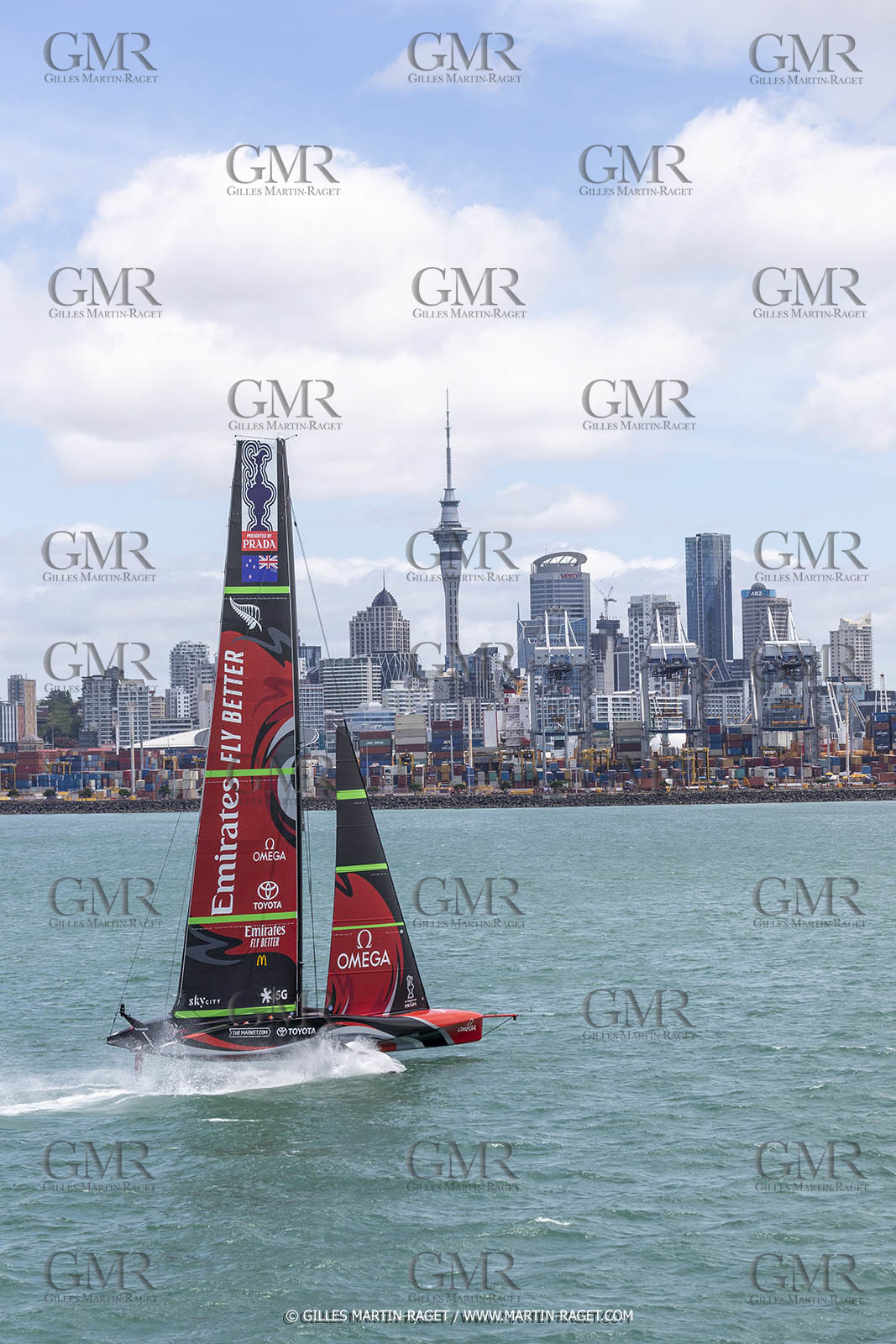 11 12 2020 - Auckland (NZL) - 36th America's Cup - Practice Sessions - Day 3 - Emirates Team New Zealand