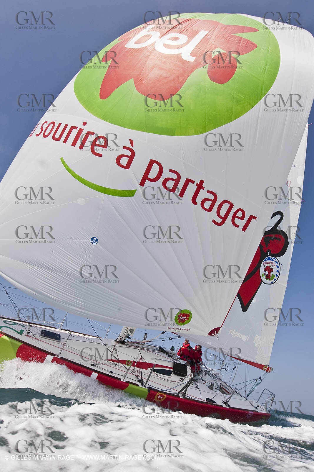 13 03 2010 -  La Grande Motte   Port Camargue (FRA) - Groupe Bel - Kito de Pavant   Sebastien Audigane training for Transat AG2R