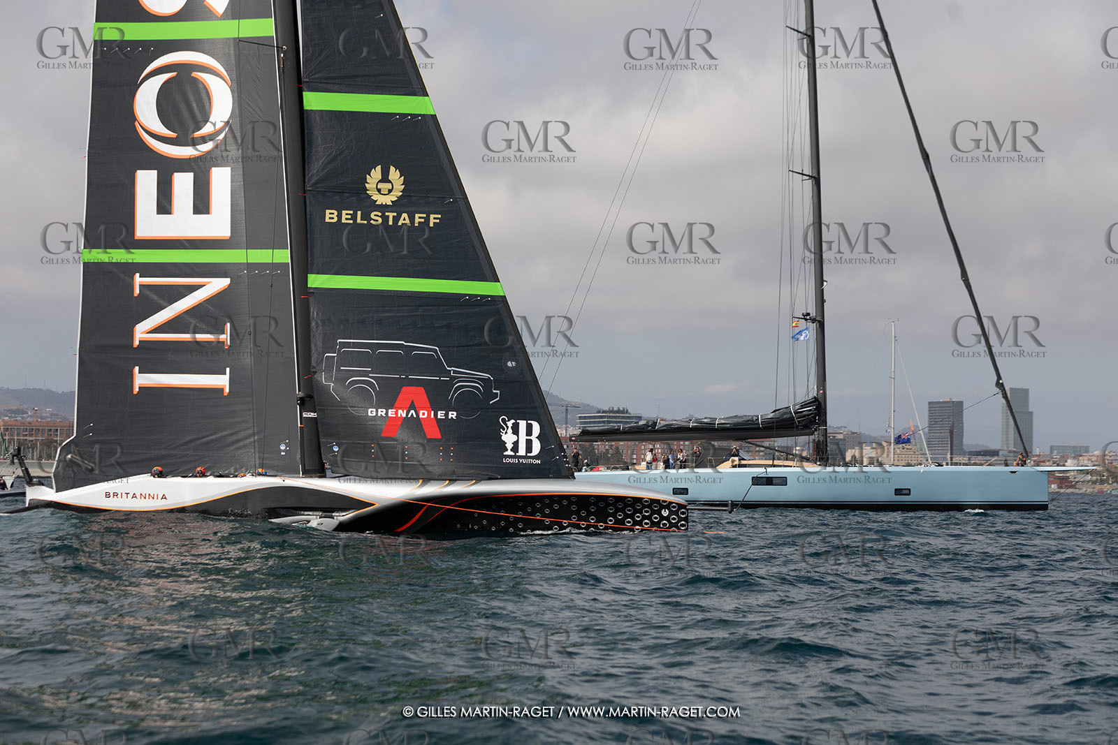 13 10 2024, Barcelona (ESP), Louis Vuitton 37th America's Cup, Final Match, Race Day 2