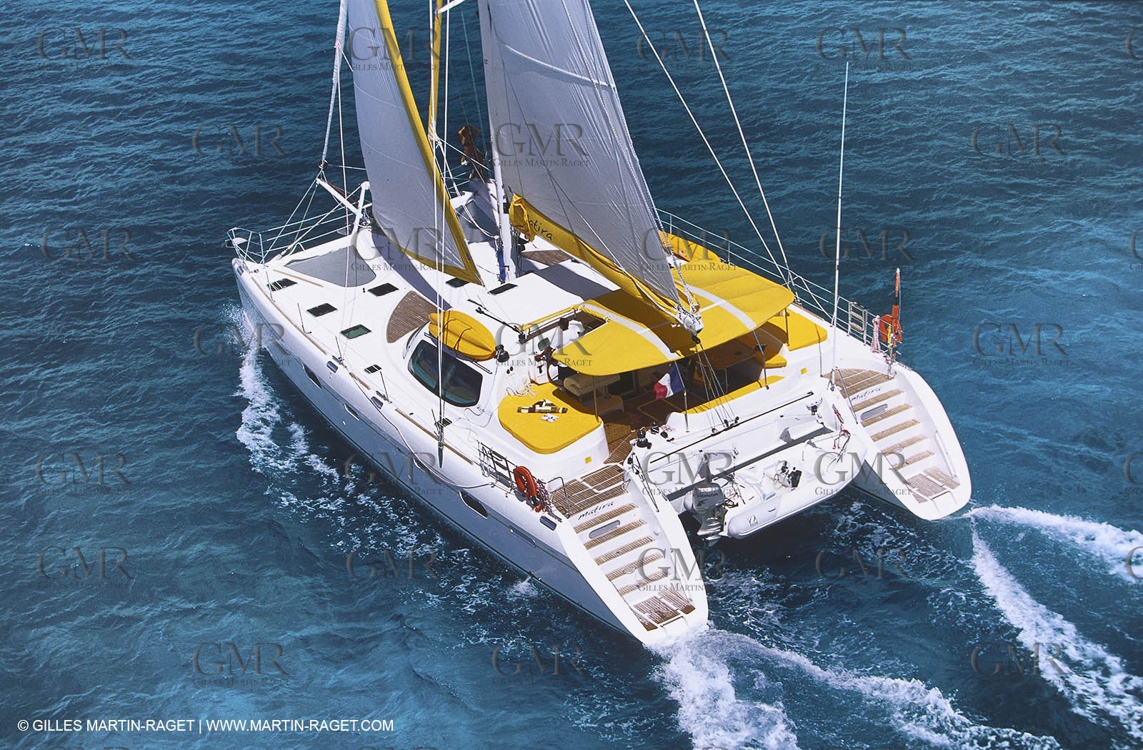 Cruising multihull sailing