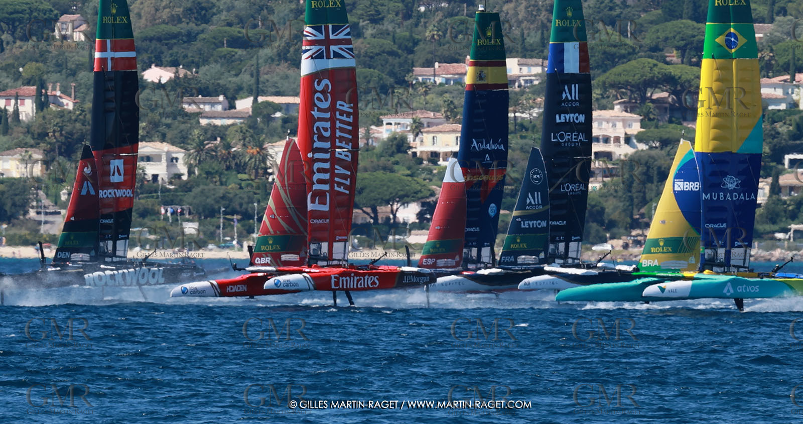 10 09 2025, Saint-Tropez,(FRA), Rockwool SailGP France Saint-Tropez, Race Day 1