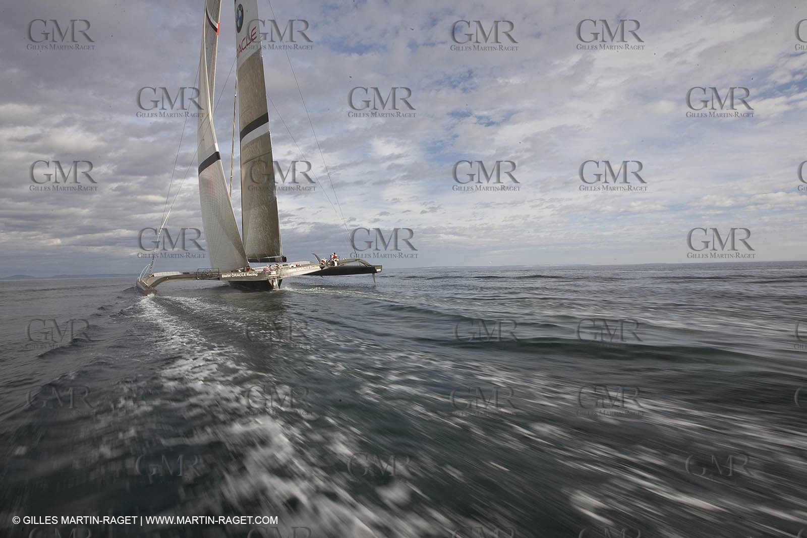 05 09 2008 - Anacortes (WA, USA) - America's Cup - BMW ORACLE Racing - 90 ft trimaran sea trials - Day 4