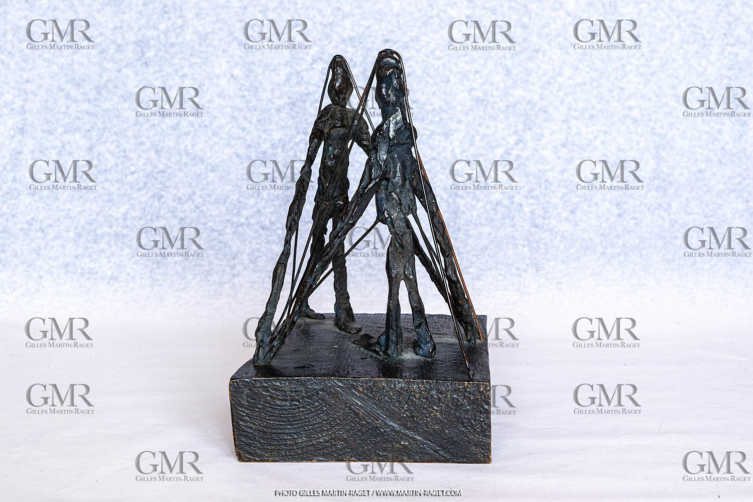 Oeuvre de Germaine Richier, La Lutte, 1946, Epreuve d'exposition