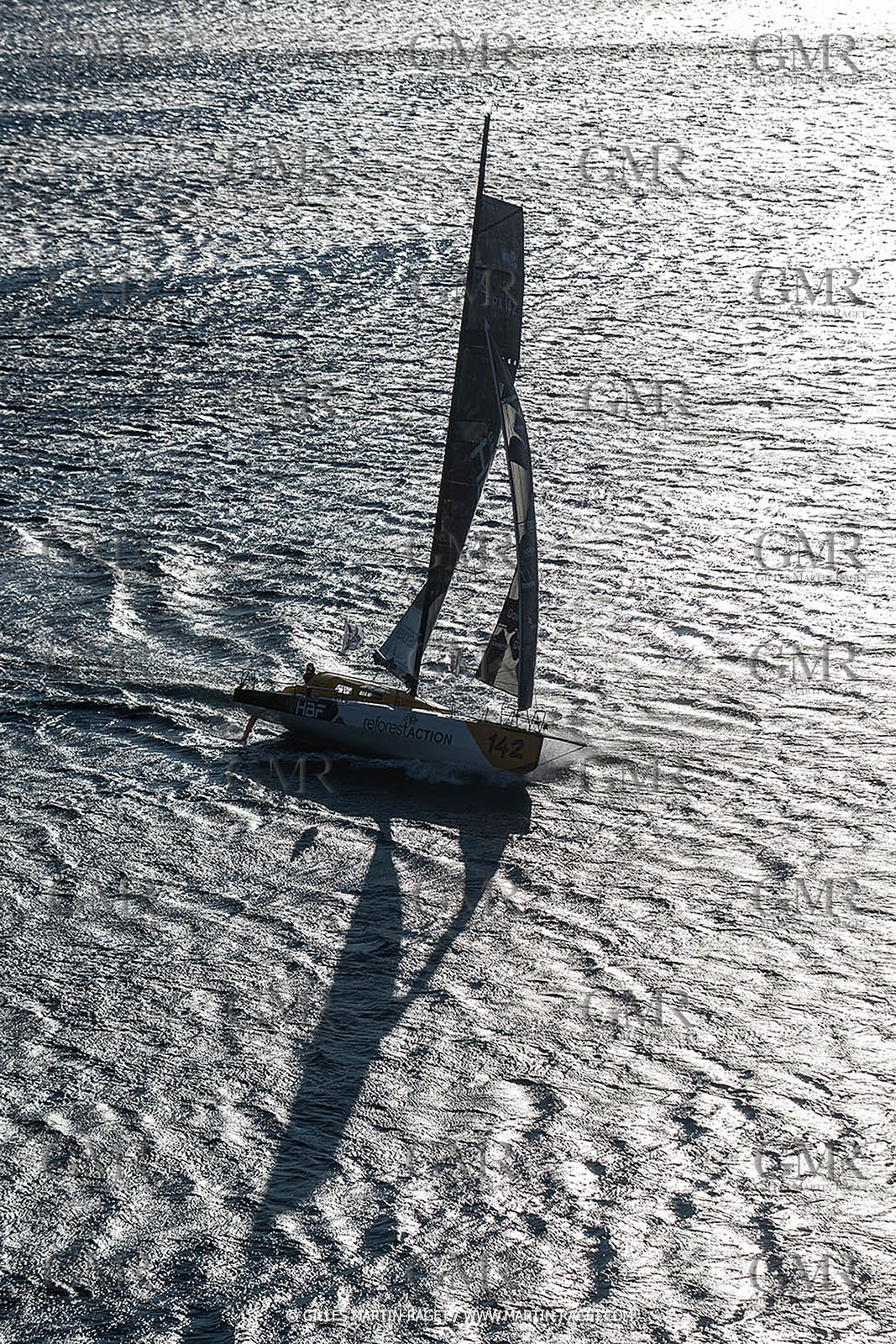 27 08 2021, Marseille (FRA), Transat Jacques Vabre 2021, Class 40, HBF-Reforest'Action (Kito de Pavant, Gwen Gbick)