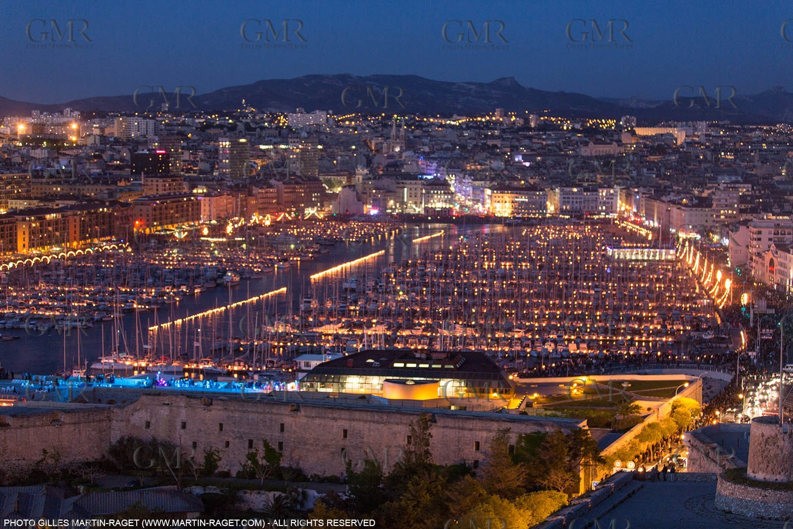 03 05 2013 - Marseille (FRA,13) - Marseille Provence 2013, Historical port Illumination by Company Carabosse
