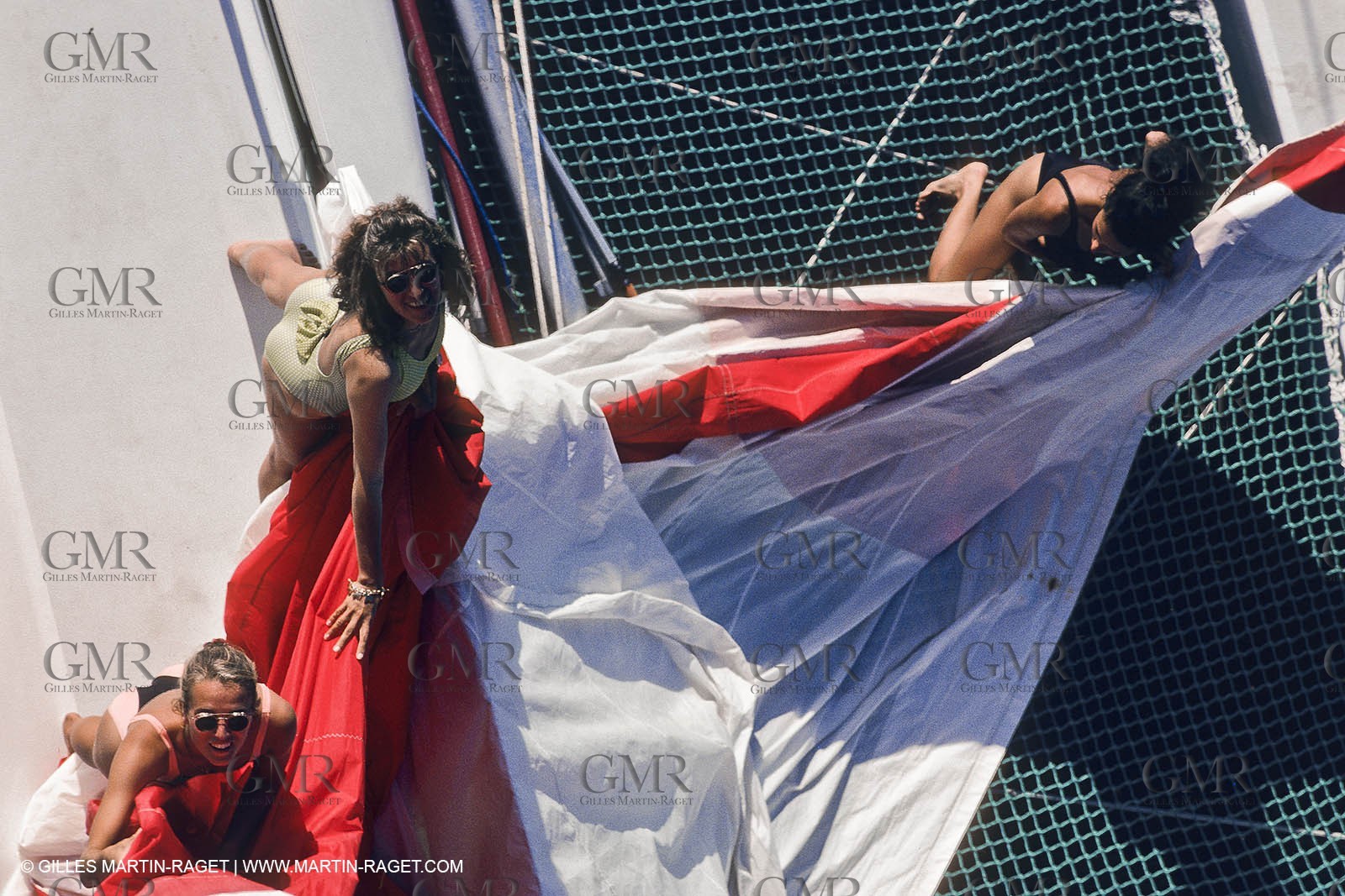 Voile, croisière, personnages, femmes à bord