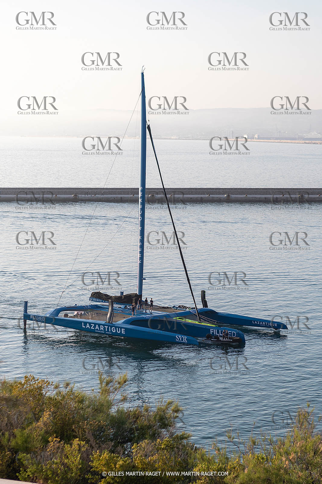 17 05 2022, Marseille (FRA), Arrivée du trimaran Ultim SVR LAZARTIGUE à Marseille