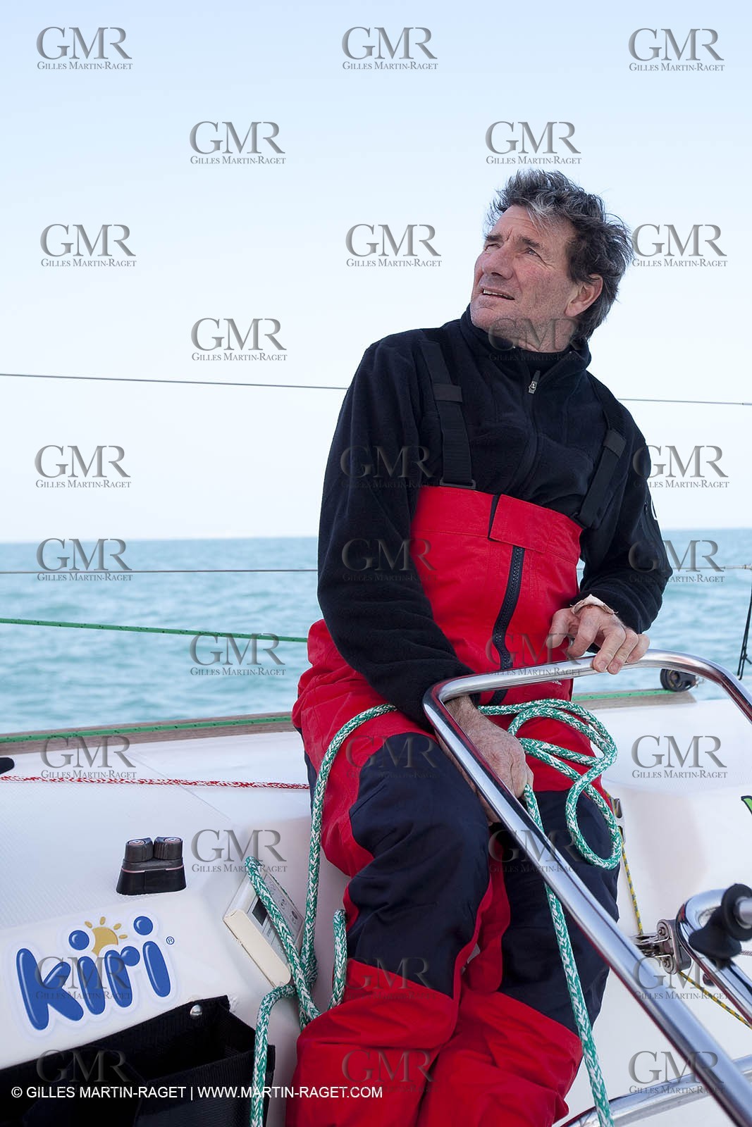 13 03 2010 -  La Grande Motte   Port Camargue (FRA) - Groupe Bel - Kito de Pavant   Sebastien Audigane training for Transat AG2R