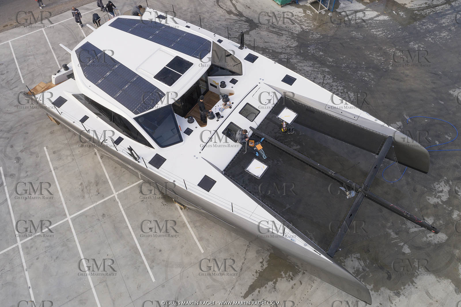 17 01 2018, La Grande Motte (FRA), Gunboat 68  1 launch