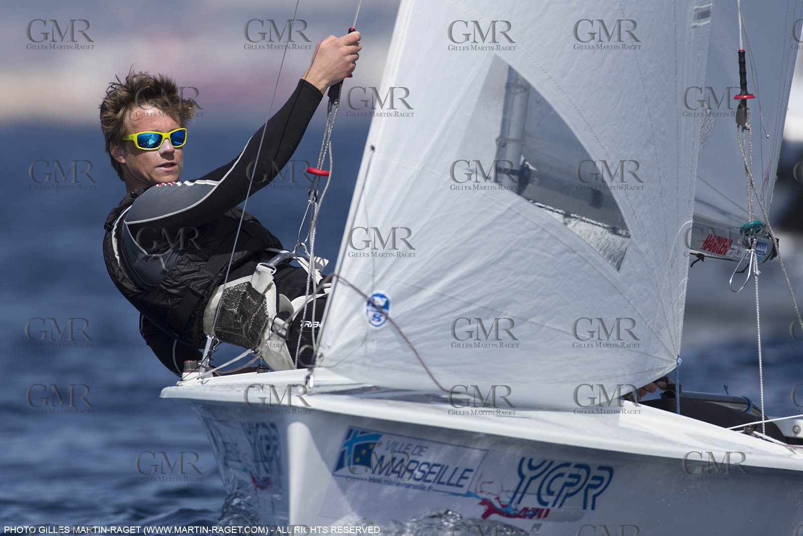 10 04 2015, Marseille (FRA), Yachting Club de la Pointe Rouge - Coupe Internationale de Printemps des 470, Day 3